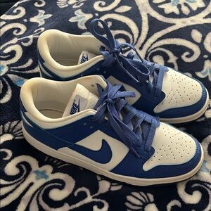 Nike Blue and White Sneakers